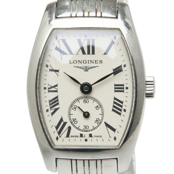 Longines Evidenza Small Seconds Watch L2.175.4 Quartz Movement with Silver Di...